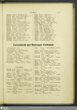 Lorenzkirch mit Rittergut Cottewitz