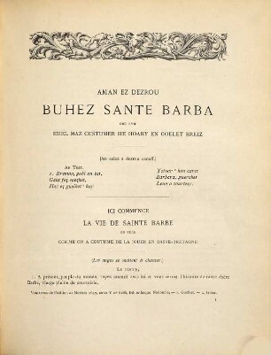Le mystère de Sainte Barbe : tragédie bretonne