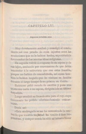 Capítulo LXI. - Algunos detalles más.