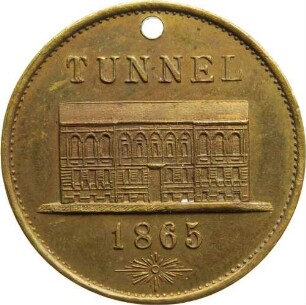 Leipzig - Grundsteinlegung des Tunnelhauses der Eisenbahn