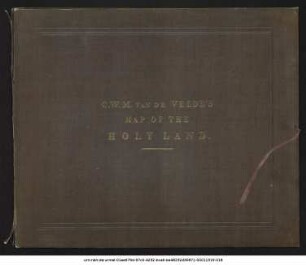 Map of the Holy Land : [8 Blatt]