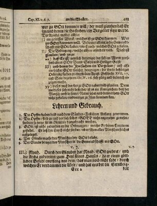 403-412, V. 7; Lehren und Gebrauch; V. 8 - 10; Lehren ...