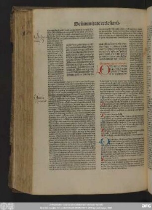 De imunitate ecclesiarum.