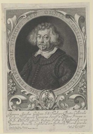 Bildnis des Joannes Jacobus Gassner