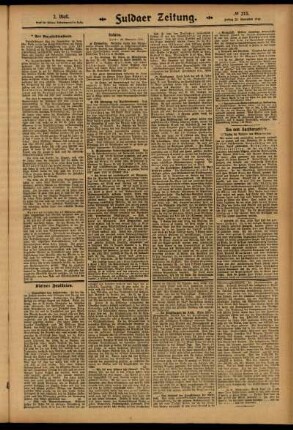 Zweite Ausgabe vom Freitag, den 28. November 1913.