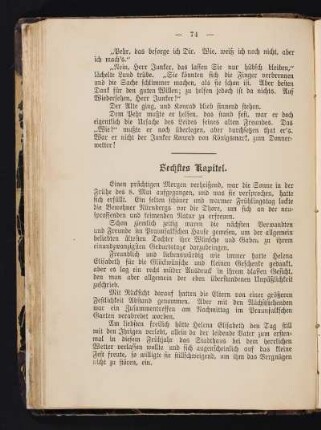 Sechstes Kapitel.
