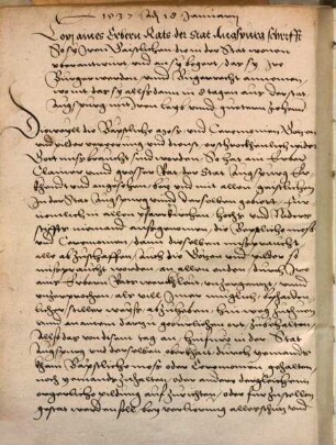 Außschreiben an die Römisch Kaiserlich vnd Künigkliche Maiestaten, vnsere Allergnedigste Herren, auch dess hailigen Römischen Reichs Churfürsten, Fürsten, Grauen, Herren, Frey- vnd Reich Stett, Von Burgermaister vnnd Ratgeben dess hailigen Reichs Statt Augspurg, Abthuung der Päpstischen Mess, vnnd annderer ergerlichen Ceremonien vnd Mißbreuch belangende