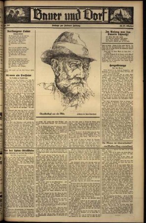 Zweite Ausgabe vom Sonntag, den 27. Oktober 1935.