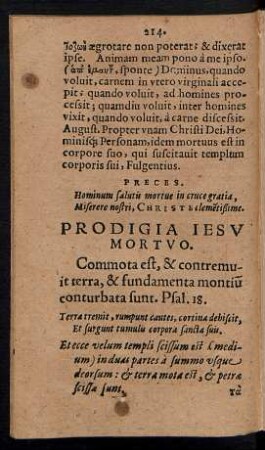 Prodigia Iesu Mortuo.