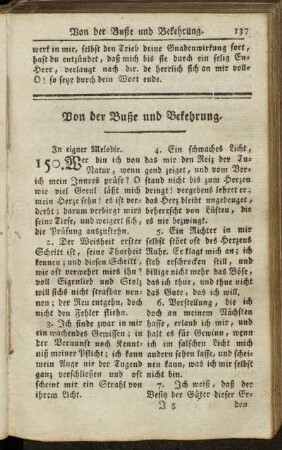 Von der Buße und Bekehrung.