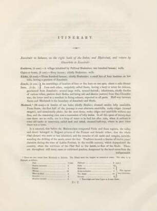 Itinerary