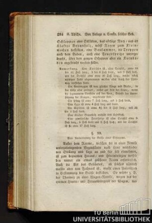 § 99 Von Ausmittelung der Größe eines Schuppens