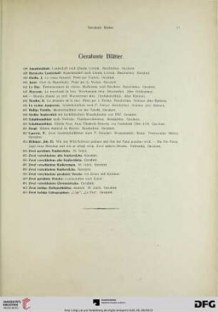 Gerahmte Blätter (Nr. 438-463)