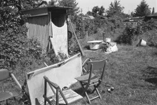 Handgreiflichkeiten mit Todesfolge für einen der Beteiligten in einem Kleingarten in der Günther-Klotz-Anlage
