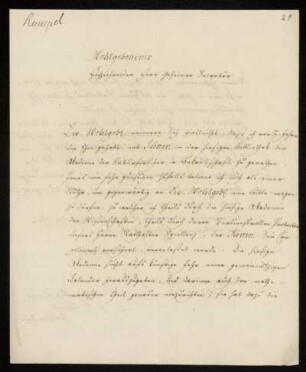 Brief von Hermann Ernst Rumpel an Ludwig Christian Lichtenberg, Erfurt, 8.8.1776