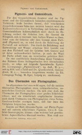 Pigment- und Gummidruck