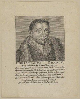 Bildnis des Christianvs Franck