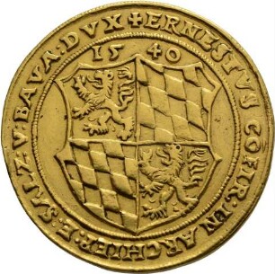 Münze, 10 Dukaten, 1540