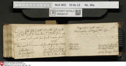 Stammbuch des U. J. Schrader aus Hannover