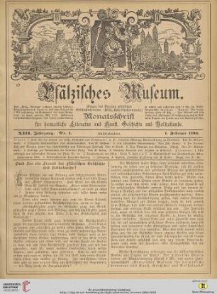 Nr. 1 (1. Februar 1896)