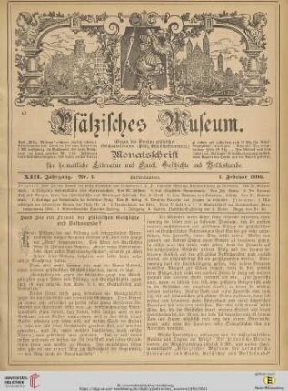 Nr. 1 (1. Februar 1896)