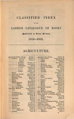 The London Catalogue of books published in Great Britain. 2, Index