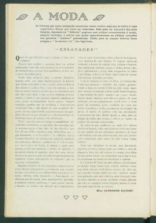 A moda : "Essayages"