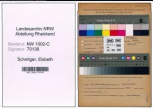 Entnazifizierung Elsbeth Schnitger, geb. 08.06.1906 (Kaufmann)