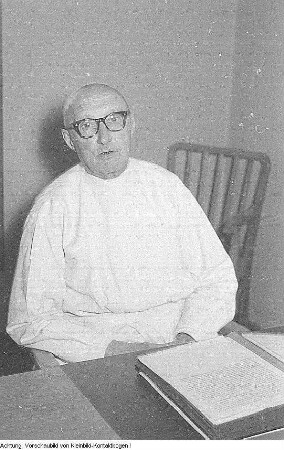 Dresden. Stadtverordnete. Dr. Victor Otto(?) als Stadtverordneter, 1958