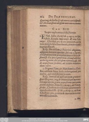 Cap. XIX. In quo explicantur dicta Patrum.