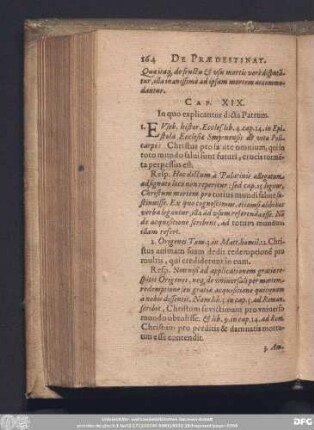 Cap. XIX. In quo explicantur dicta Patrum.