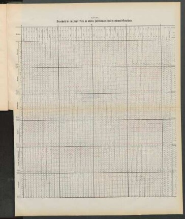 Tabelle 26. Verzeichniß der im Jahre 1887 an akuten Infectionskrankheiten erkrankt Gemeldeten.