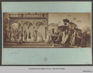 Cassonetafeln mit Szenen einer Heiligenlegende (Josephsgeschichte?)