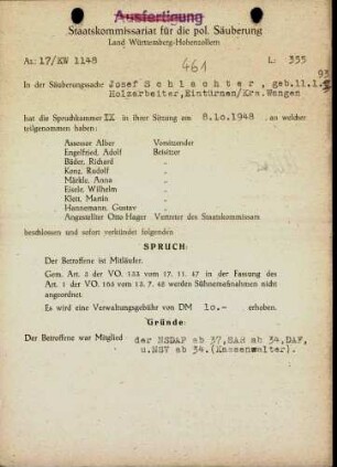 Schlachter, Josef