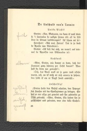De Unschuld van'n Lannen.