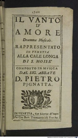 Il vanto d'amore