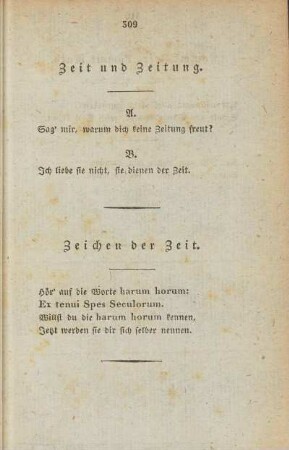 Zeichen der Zeit.