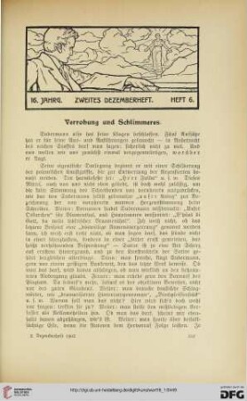 Verrohung und Schlimmeres