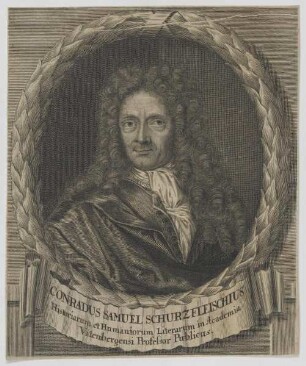 Bildnis des Conradus Samuel Schurzfleischius