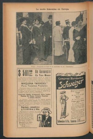 La moda femenina en Europa