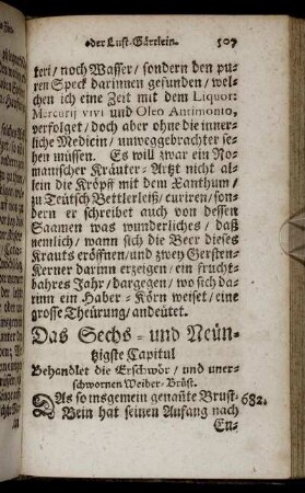 Das Sechs- und Neuntzigste Capitul. - Das Ein Hunderte Capitul.