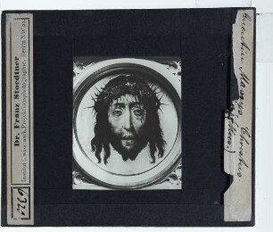 Bouts, Mann der Schmerzen (Kopf Christi) (Antwerpen, KMSKA 250) : heute ohne Holzrahmung/-fassung