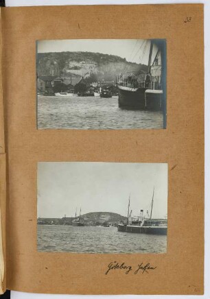 Hafen, Göteborg: Ansichten (aus: Skizzen- und Fotoalbum 27)