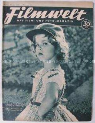Fachzeitschrift für Film und Fotografie "Filmwelt" u.a. zu den Olympischen Winterspielen 1936 in Garmisch-Partenkirchen