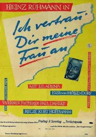 Ich vertraue Dir meine Frau an