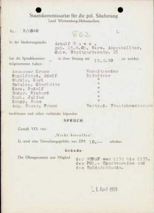 Huwe, Arnulf