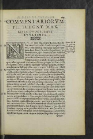 Liber duodecimus et ultimus.