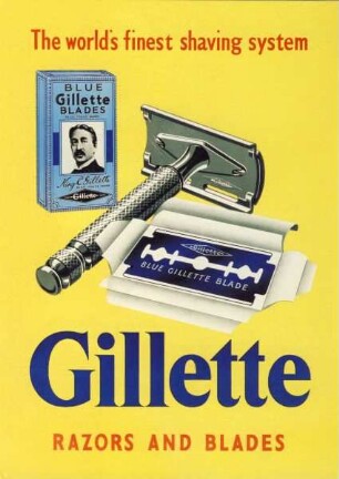 GILLETTE RAZORS AND BLADES