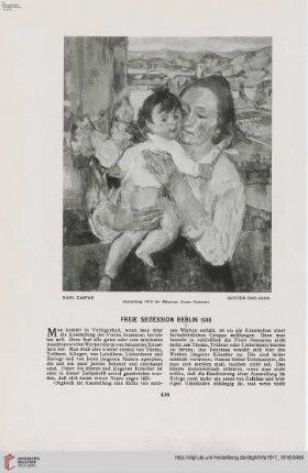 33: Freie Secession Berlin 1918