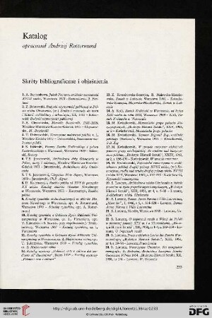 Katalog: opracował Andrzej Rottermund